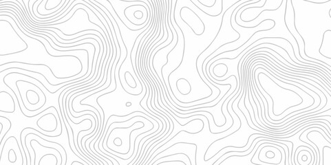 Abstract vector Modern topo map design White background with topographic world grid wave Topographic map geographic line texture.	
