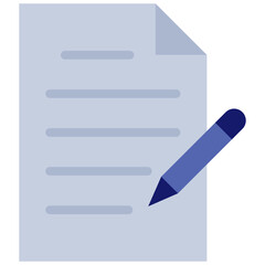 Obraz premium Document Writing Icon