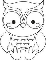 Owl illustration. 