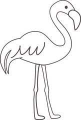 Fototapeta premium Flamingo illustration. 