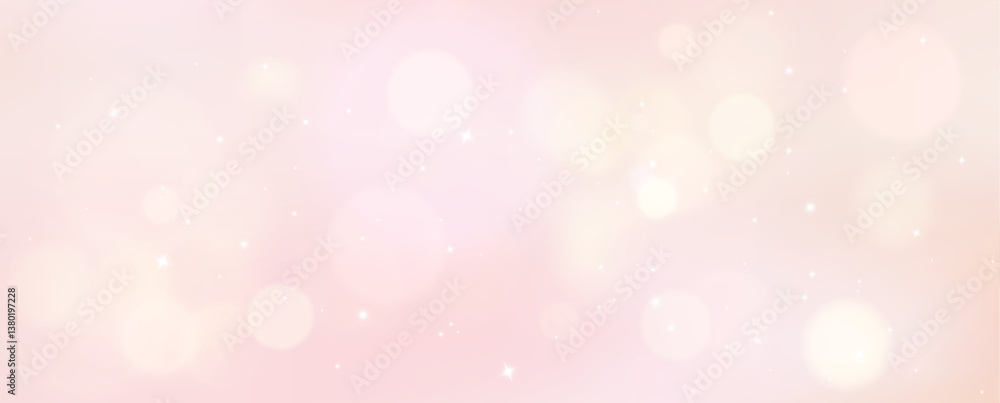 Aufkleber summer bokeh background.blurred bokeh circles.cute bokeh background.