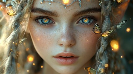 Fantasy woman portrait digital art