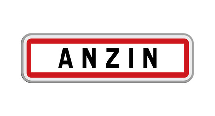 Panneau de Anzin, Nord, Hauts-de-France