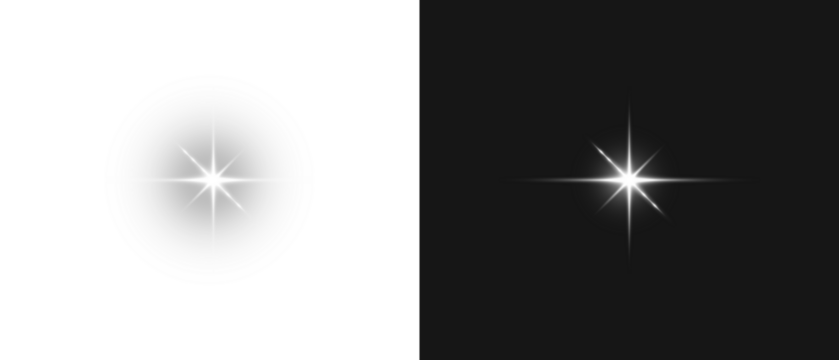 PNG Flash light on black background. Glow Star light sparkle. Vector glow sparkle effect. Abstract lens flare. Flashing lights. Transparent PNG. Stock royalty free. - Powered by Adobe