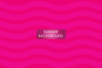 Summer Background with Pink Waves