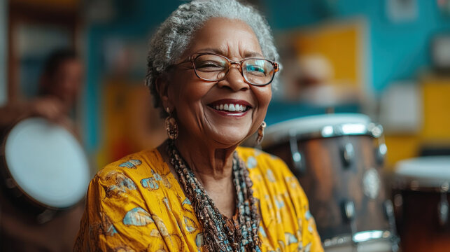 dementia nurse using music therapy to engage a patient with cognitive impairment