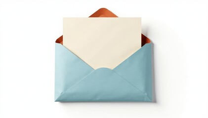 Sealed envelope, confidential file isolated on white , classified information, confidential communication