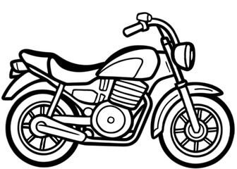 Fototapeta premium motorcycle vector