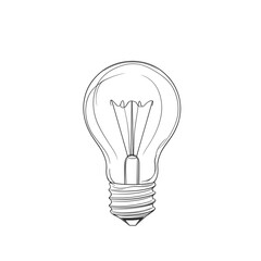Electric light bulb a symbol of ideas and innovation