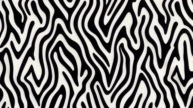 A seamless vector pattern of zigzag waves in bold, contrasting tones.
