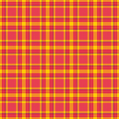 Vibrant red and yellow plaid pattern.  Perfect for textile design, website backgrounds, or crafting projects.