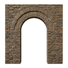 Rustic Brick Archway Architectural 3D Model Render.
