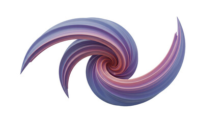 Obraz premium Abstract Swirl Design with Smooth Gradients of Purple and Peach