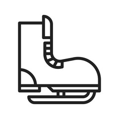 Skate icon vector image. Suitable for mobile apps, web apps and print media.