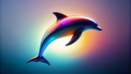 Elegant Dolphin Silhouette Logo Design, Aquatic Animal Symbol, Ocean Wildlife Graphic, Nature Inspired Brand Mark