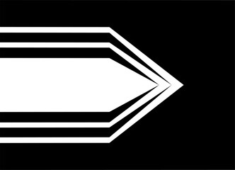 Vector black and white background. Arrow. Pointer. Striped pattern. Base for sportswear, posters, toys, 
 advertising, packaging. Vector background