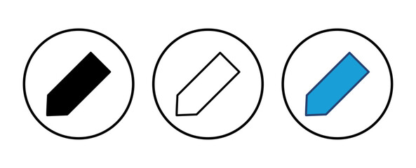 Pencil icon vector. pen symbol. edit icon vector