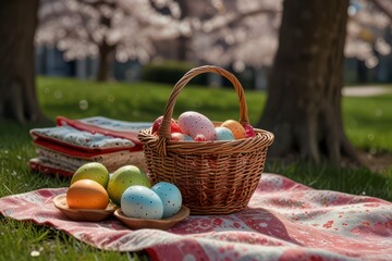 Pastel easter egg trio wildflower.