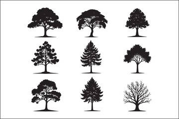 Tree Vector Silhouette &ndash; Nature and Forest Design Clipart

Minimalist Tree Illustration &ndash; Black Silhouette Vector Art

Botanical Tree Silhouette &ndash; Elegant Nature Vector Design

Woodland Tree Vector &ndash; 