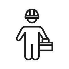 Architect icon vector image. Suitable for mobile apps, web apps and print media.