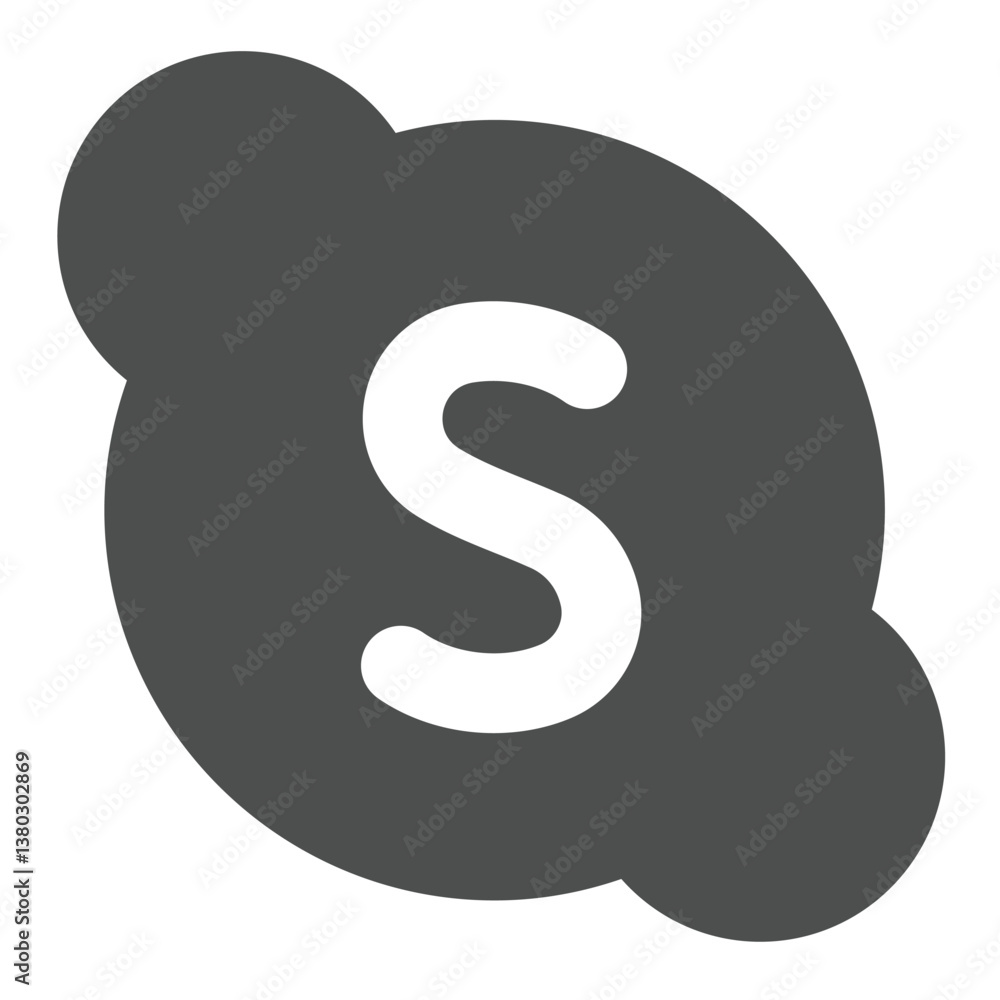 Poster messenger app bubble solid icon, windows pack concept. vector graphics. message submitter program, c