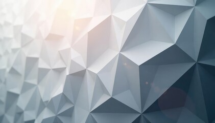 Obraz premium Subtle grayscale triangle grid, subtle gradient effect, contemporary, background