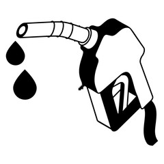 Fuel nozzles isometric Concept, petrol pistol  Vector outline icon Design, Oil and Gas industry Symbol, Hydrocarbon Energy Sector Sign, Service and supply  illustration