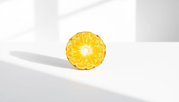 Single Yellow Pineapple Slice