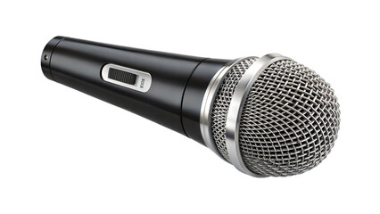 Microphone isolated on transparent background.