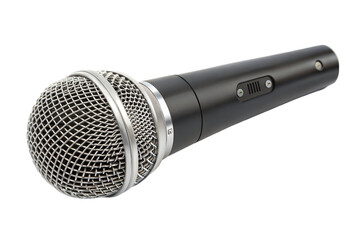 Microphone isolated on transparent background.