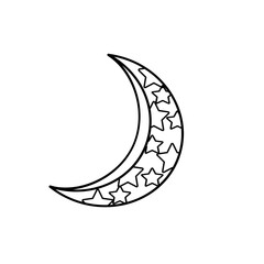 moon and stars