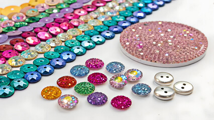 background, shiny, sequins, glitter, decorations, sewing, glitter, luxury