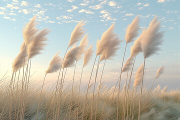 Obraz premium wheat in the wind