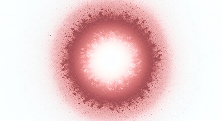 Fototapeta premium Iridescent Dusty Rose Nebula Swirling on White Background
