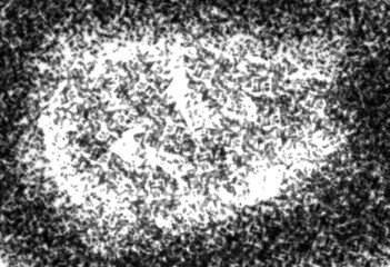 Abstract grunge black and white distressed texture background, Isolated on transparent background, PNG