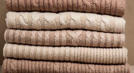 Woven Hues of Autumn AI Generated