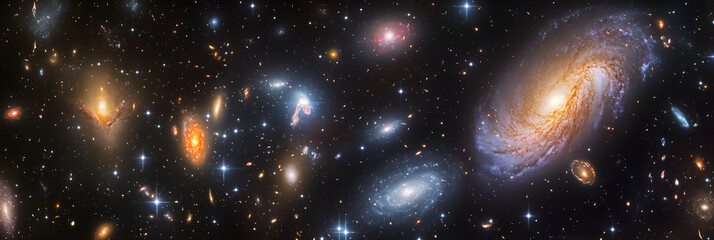 Celestial Symphony: The Ethereal Dance of Galaxies and Nebulae in the Endless Cosmos