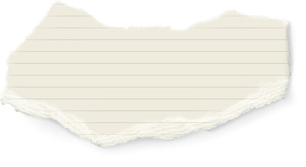 Fototapeta premium Ripped Sheet Edge