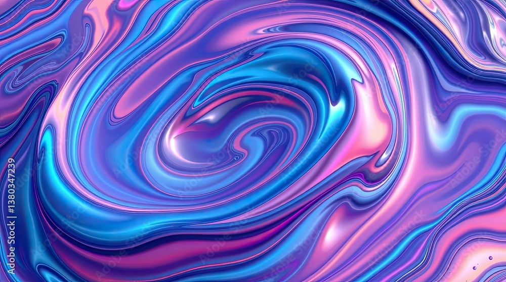Aufkleber swirling vibrant colors create a mesmerizing abstract design pattern