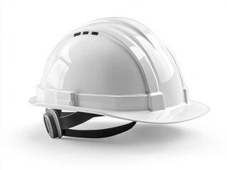 Fototapeta premium Safety helmet displayed on a clean surface in a well-lit area