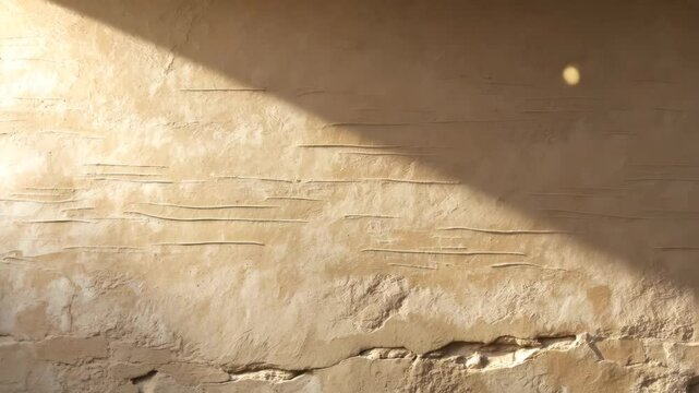 Abstract clay wall grunge texture backdrop for interior design with mud wall texture and sandstone texture, creating a natural background.