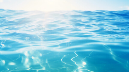 wave of sea on nature background