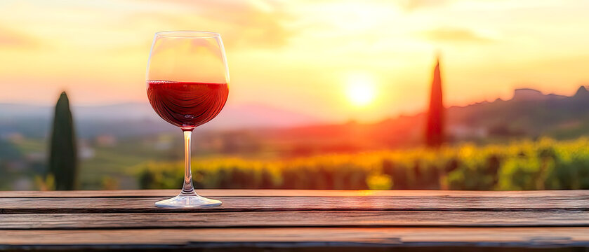 Wine Sunset