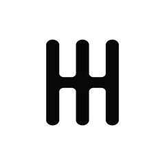 Manual gear box icon vector design isolated on white background