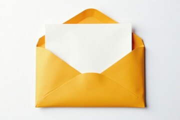 Sealed envelope, confidential document on white , secret information, hush hush, discreet