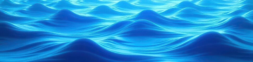 Fototapeta premium Seamless blue wavy pattern Abstract flowing curves, rhythmic water texture , abstract background, marine, background