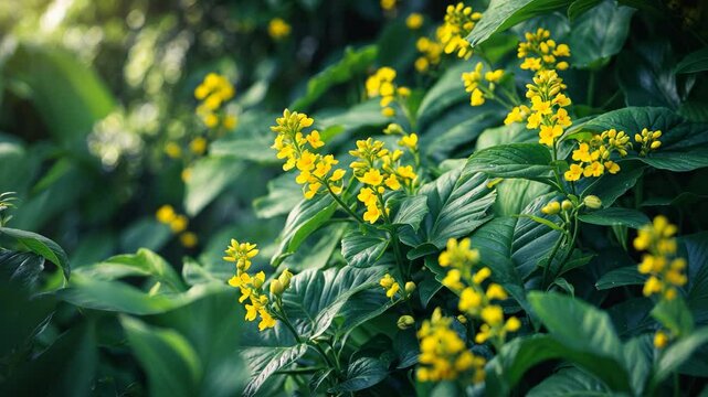 Elegant Galphimia gracilis featuring bright yellow blossoms. A delightful enhancement to any garden.