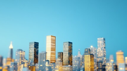 Obraz premium Vibrant urban skyline at night, glowing skyscrapers, illuminated streets, electric energy, bustling city life