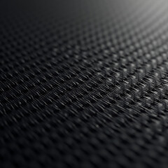 Glossy Carbon Fiber Surface with Intricate Woven Pattern