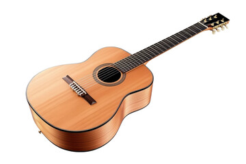 High-Quality Acoustic on transparent background